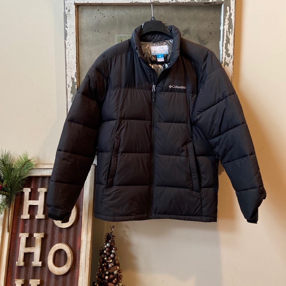 Like New Men’s Columbia Puffer Coat Black Sz S